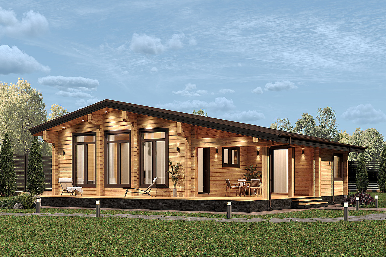 Дом из профилированного бруса VZ-477